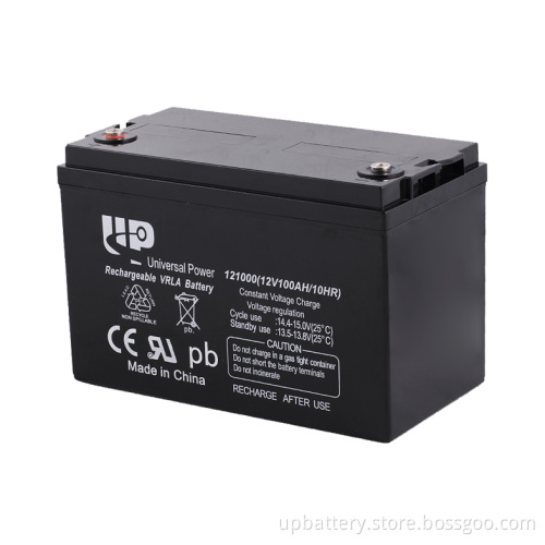 12V 100ah Deep Cycle AGM Battery for Solar System